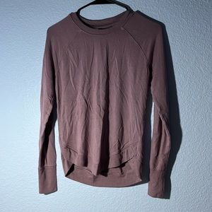 NWOT athleta plum colored sweatshirt XXS